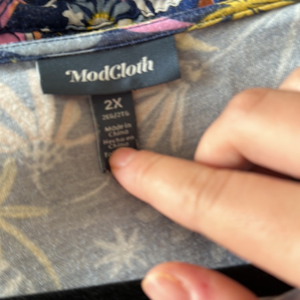 ModCloth Psychedelic Blouse - Picture 12 of 12